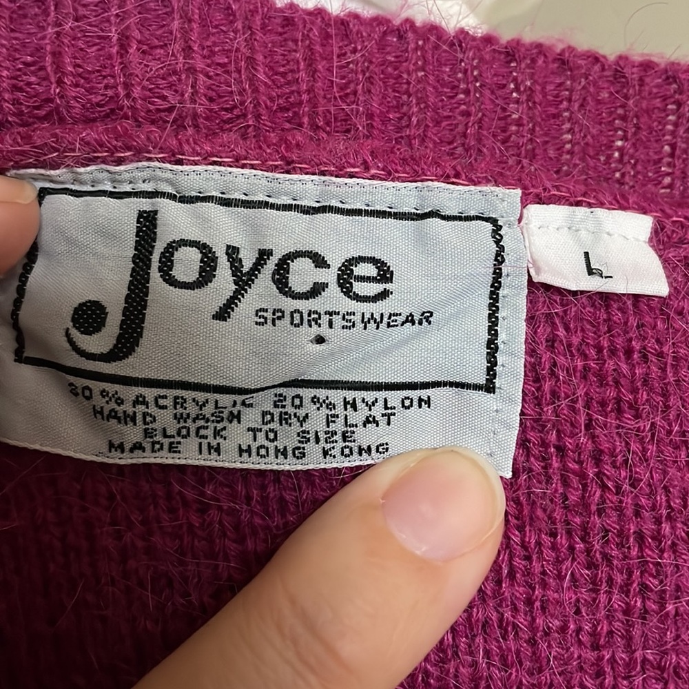 Vintage Joyce Sportswear Sweater Vest Size L - Picture 8 of 8